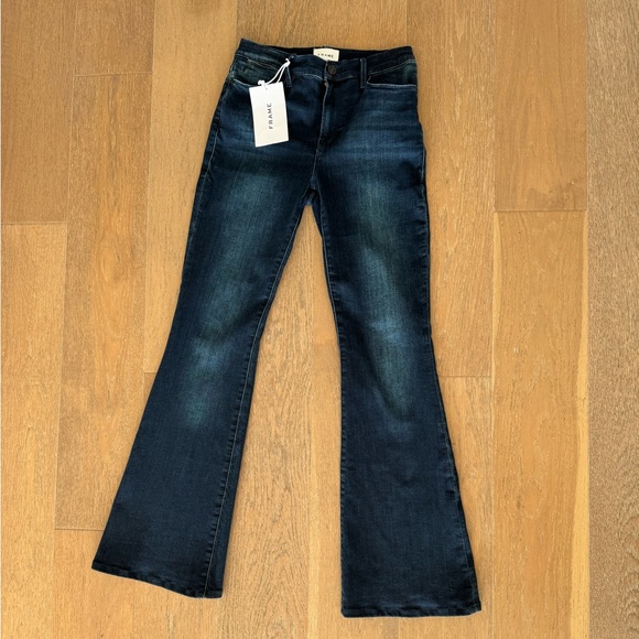 FRAME Women's Le High Flare Jeans - Picture 8 of 10